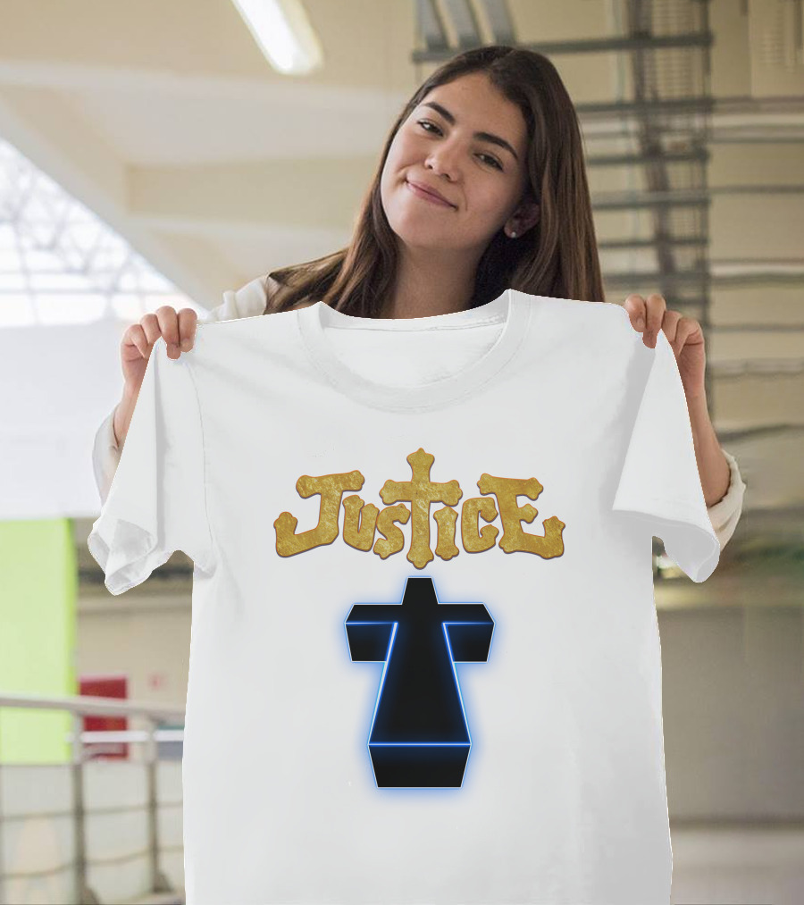 Justice Neon Cross T-Shirt