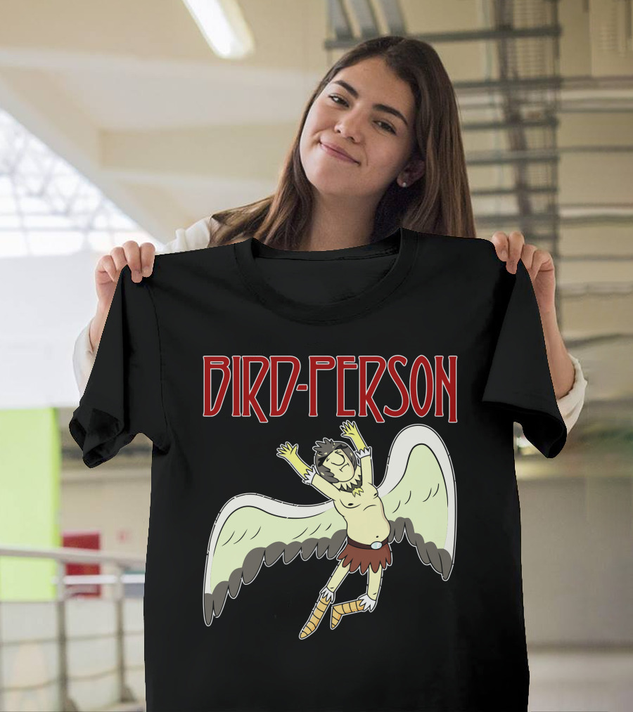 Bird Person Rick and Morty Character Wings Flying T-Shirt