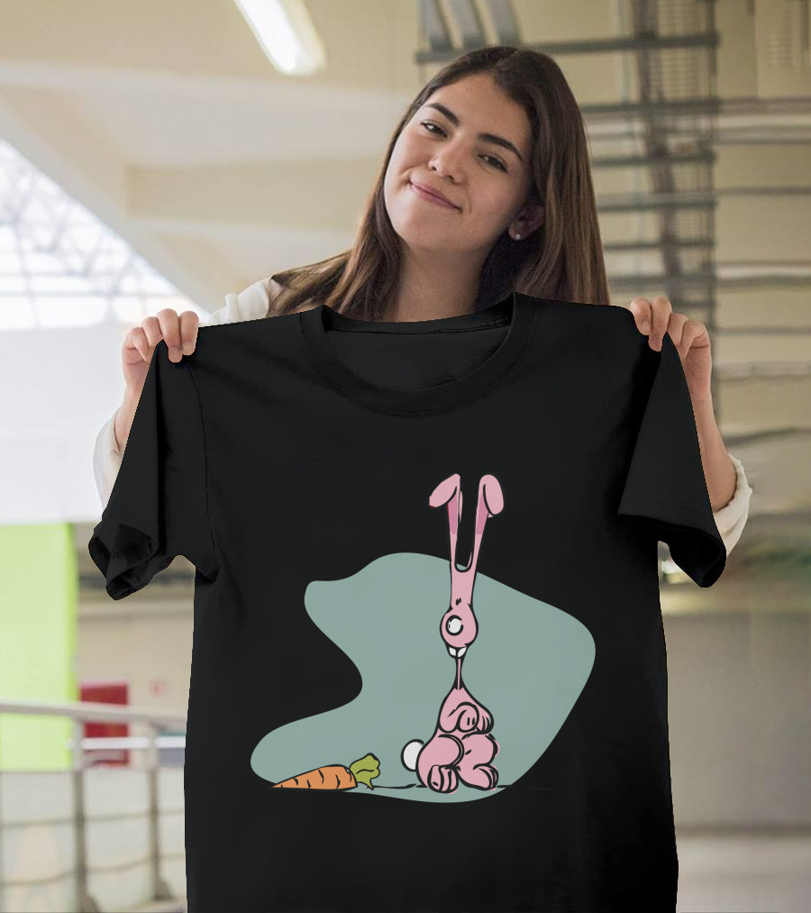 Bob And The Tempting Carrot Rabbit T-Shirt