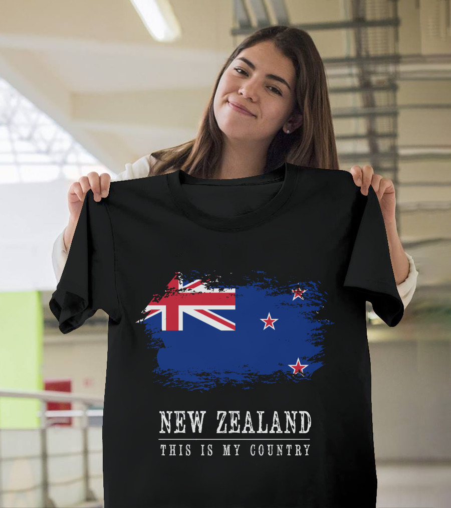 New Zealand This Is My Country Flag T-Shirt