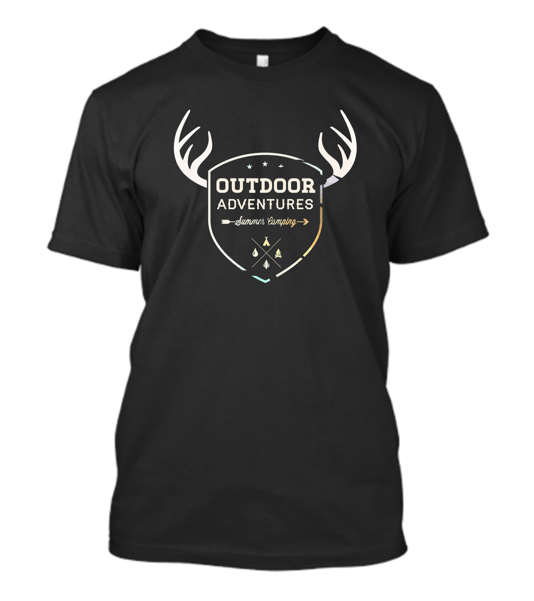 OUTDOOR ADVENTURES SUMMER CAMPING T-Shirt