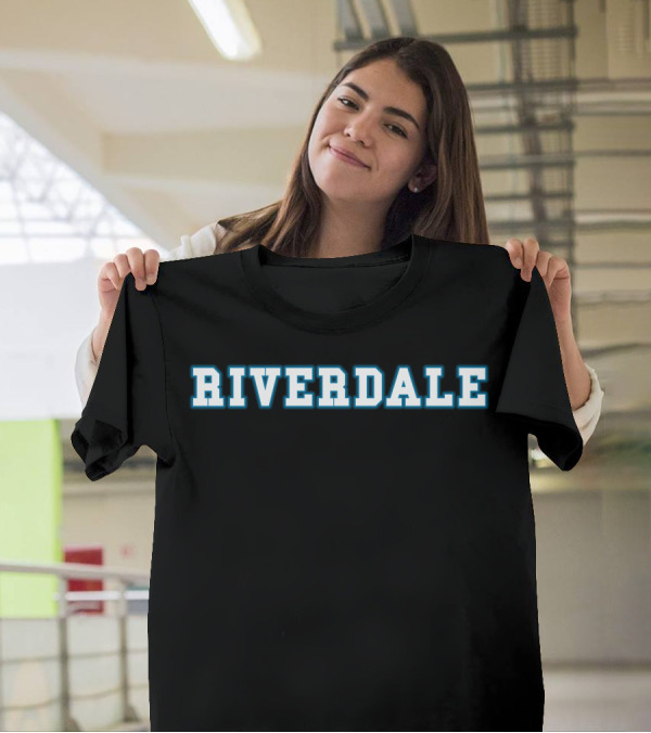 Riverdale Archies Varsity Style Blue Text T-Shirt