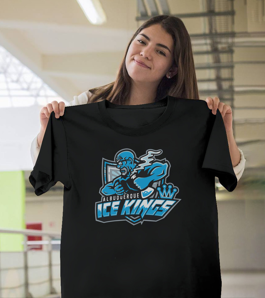 Albuquerque Ice Kings Logo Ice Warrior T-Shirt