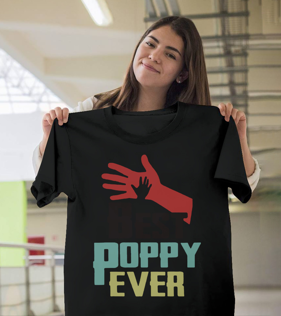 Best Poppy Ever Handprint T-Shirt