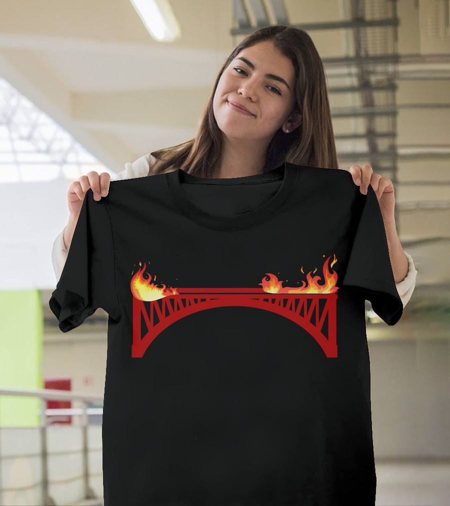 Pittsburgh May The Bridges I Burn Light The Way T-Shirt