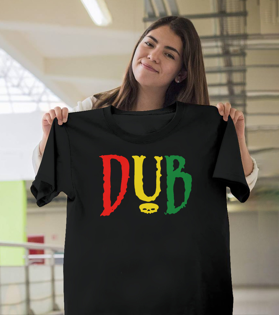 Dub Reggae Club Step Music Rasta Cool Jamaican Colors T-Shirt