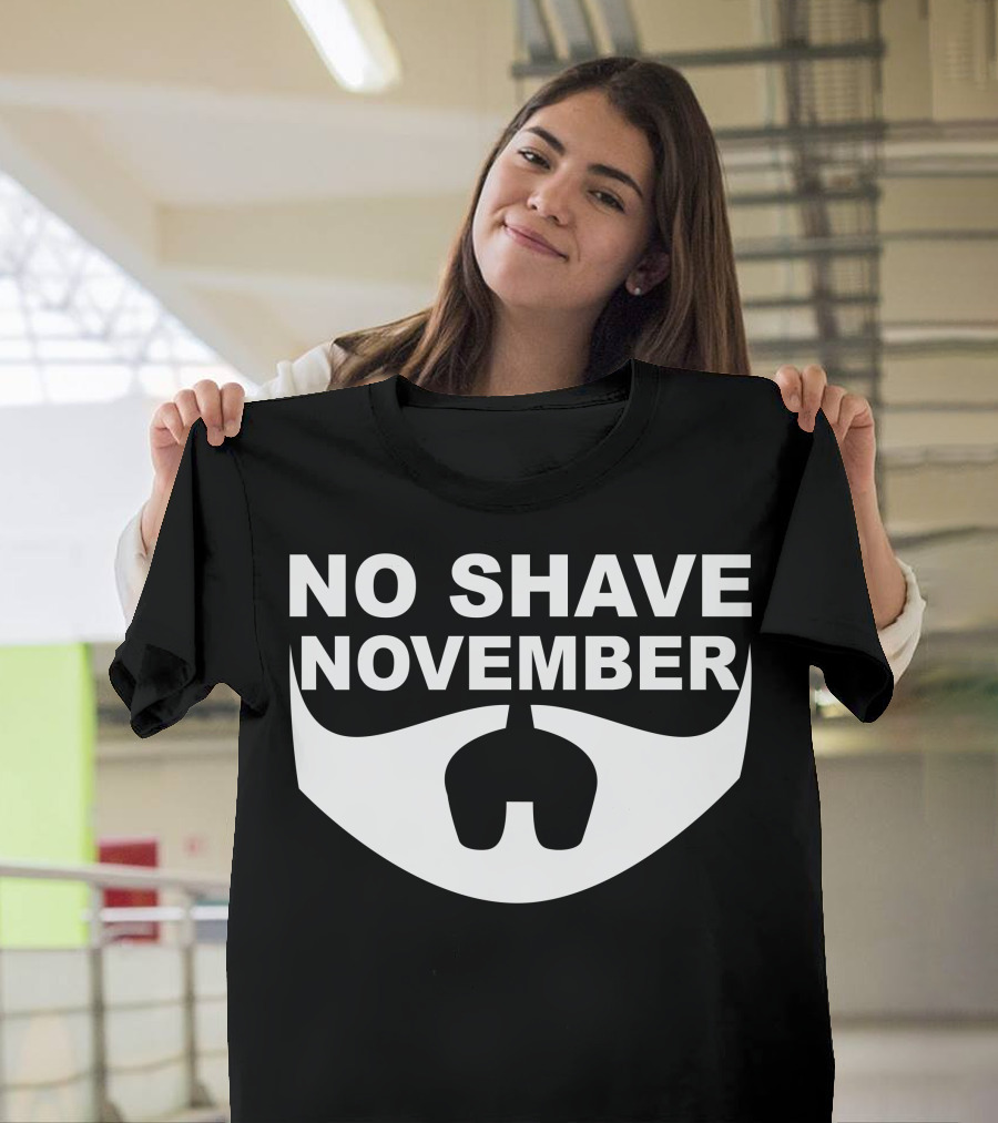 No Shave November Beard T-Shirt