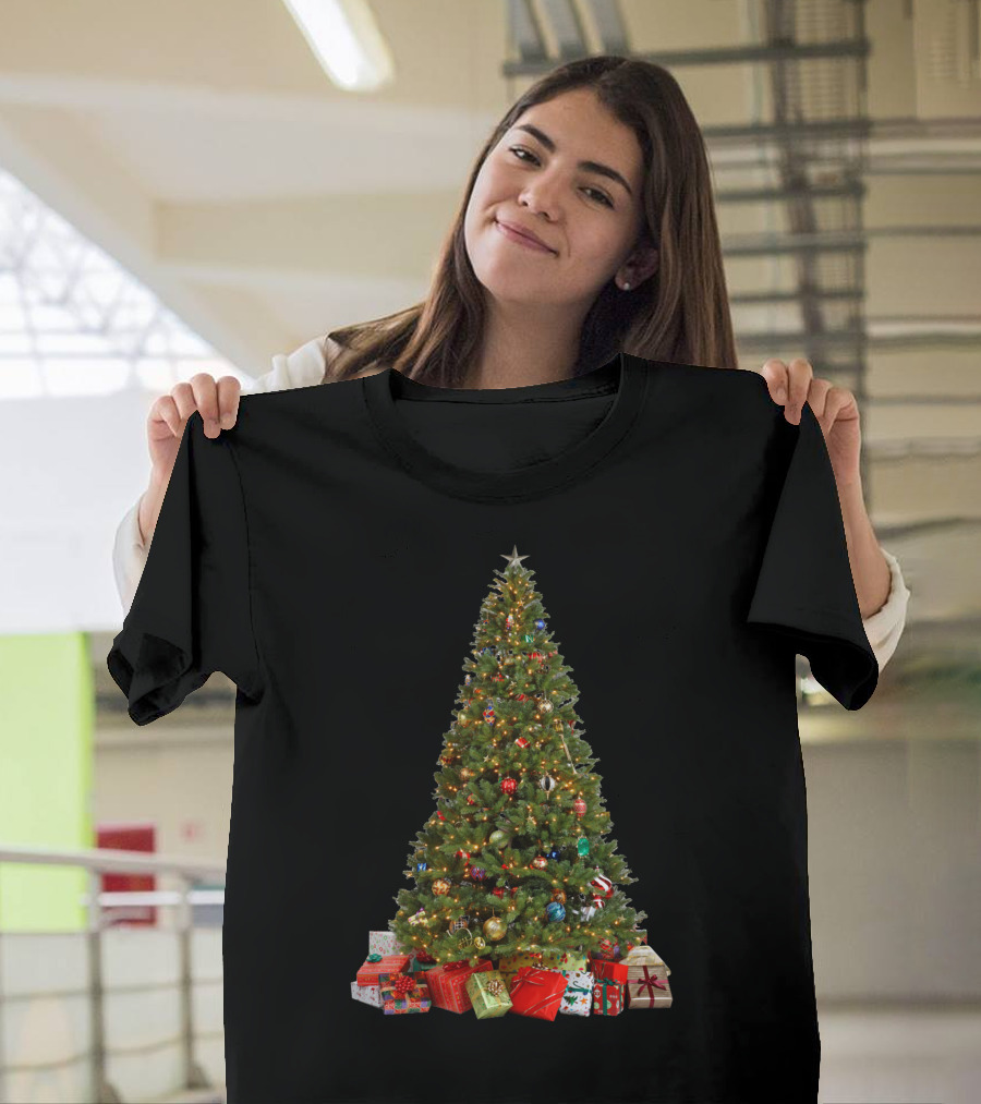 Christmas Tree with Decorations and Gifts T-Shirt