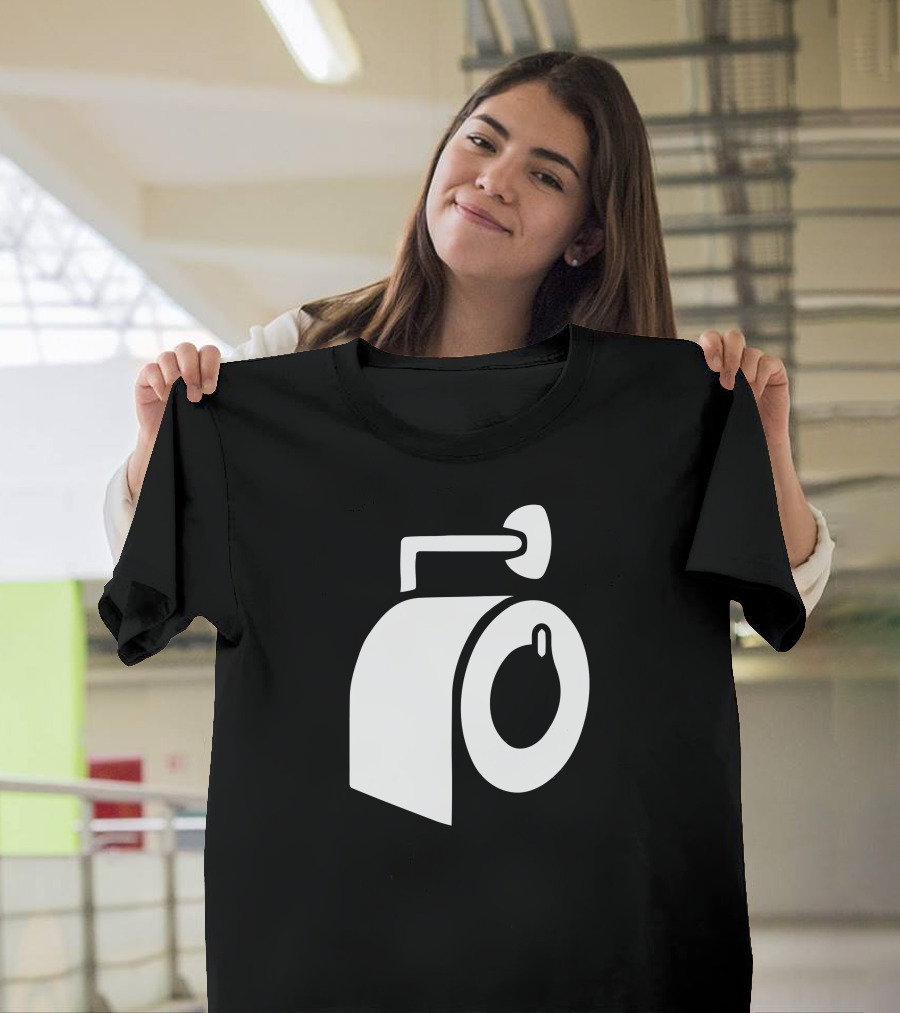 Toilet Paper Roll with Bomb T-Shirt