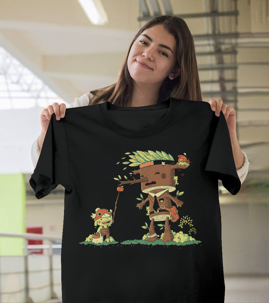 Me And Mr Wooden Mushroom Adventurers T-Shirt