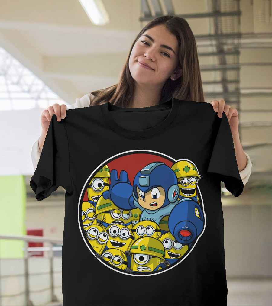 Mega Man Minions Crossover T-Shirt