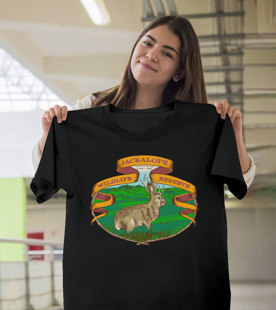 Jackalope Wildlife Reserve Sweetwater County Wyoming T-Shirt