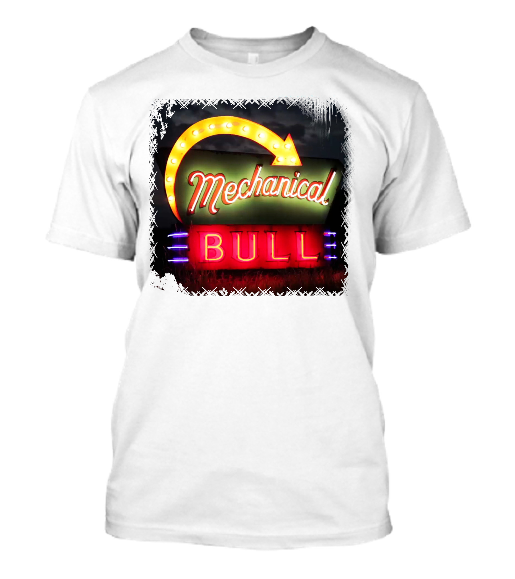 Kings Of Leon Mechanical Bull Neon Sign T-Shirt