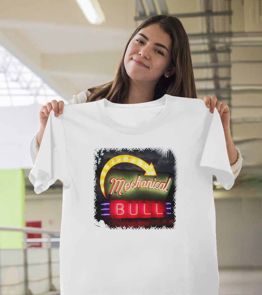 Kings of Leon Mechanical Bull Neon Sign T-Shirt
