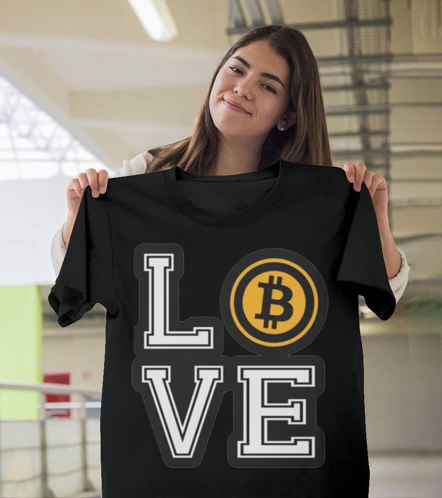 LOVE Bitcoin Iconic T-Shirt