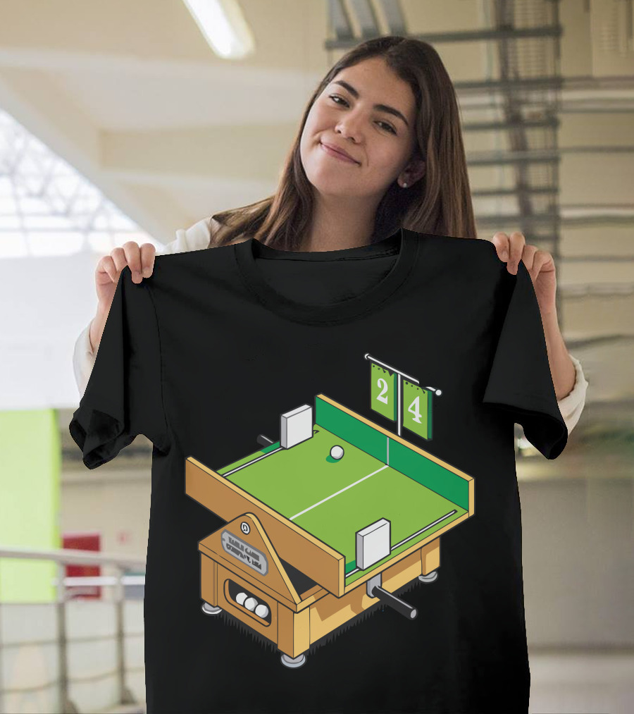 Pre Computers Manual Pong Table Tennis T-Shirt