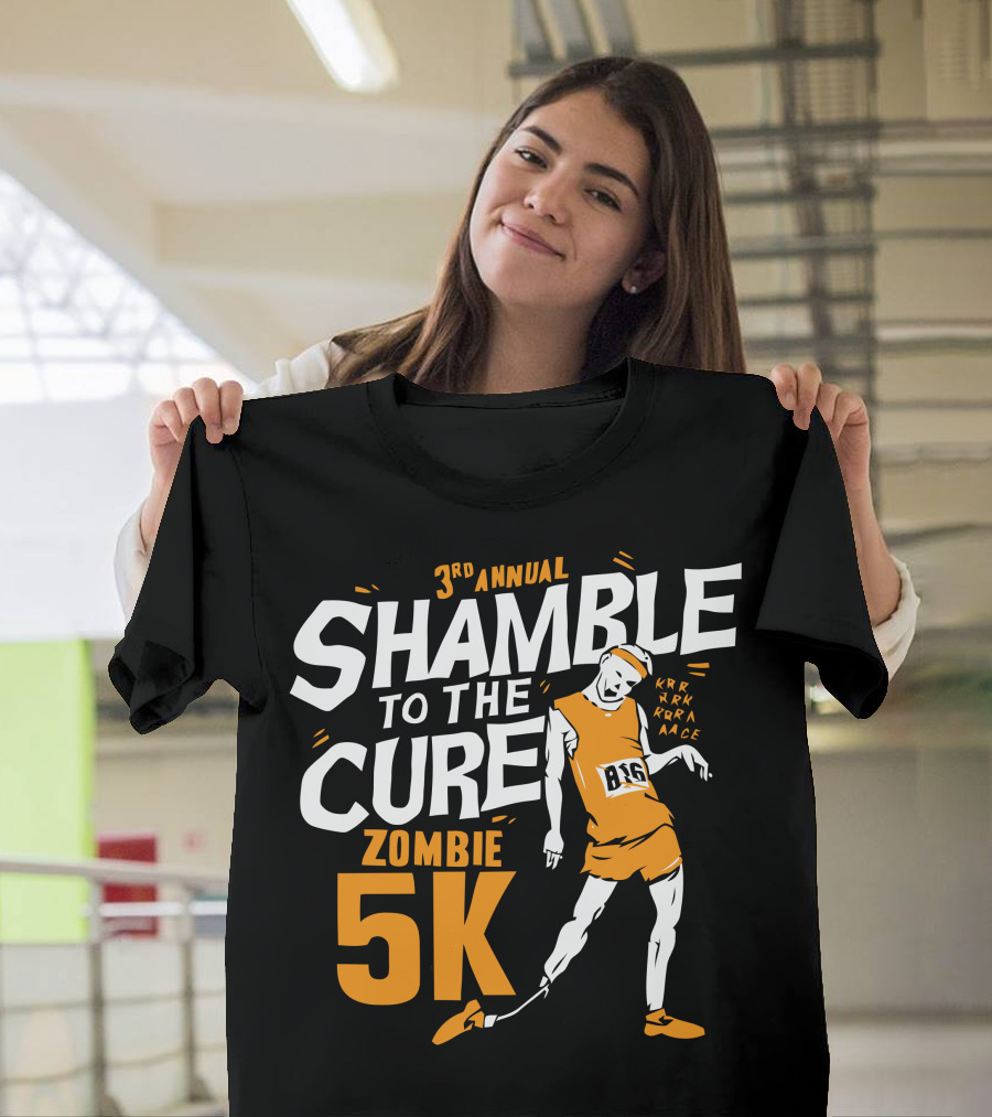 3rd Annual Shamble to the Cure Zombie 5K T-Shirt