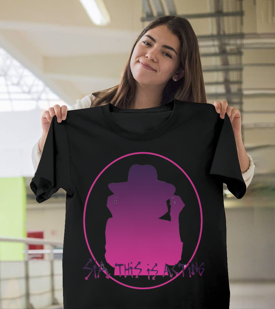 Sia This Is Actings Pink Hat T-Shirt