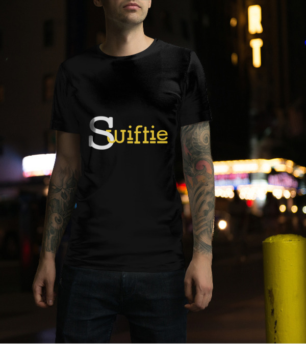 Swiftie Bold White Yellow T-Shirt