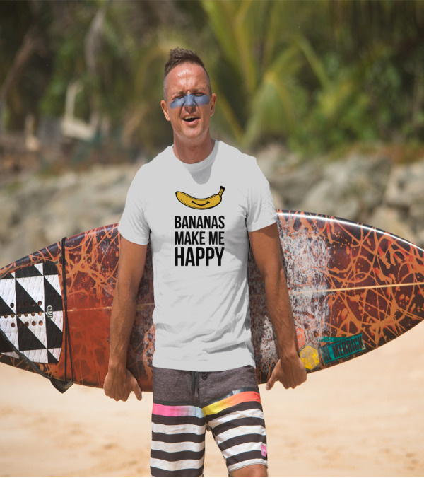 Bananas Make Me Happy T-Shirt