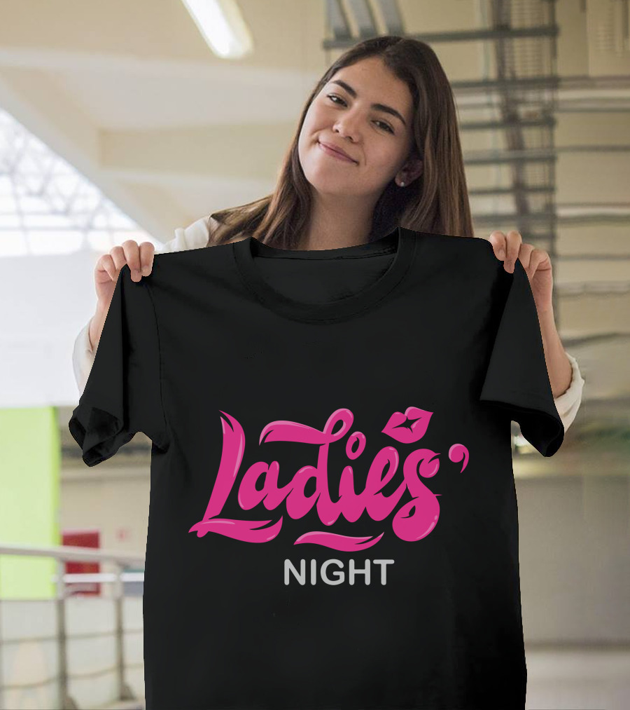Ladies' Night Lips - Bachelorette Party T-Shirt