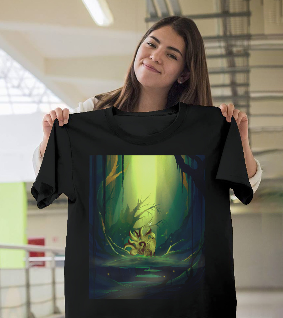 Fox Cave Mystical Forest Enchantment T-Shirt