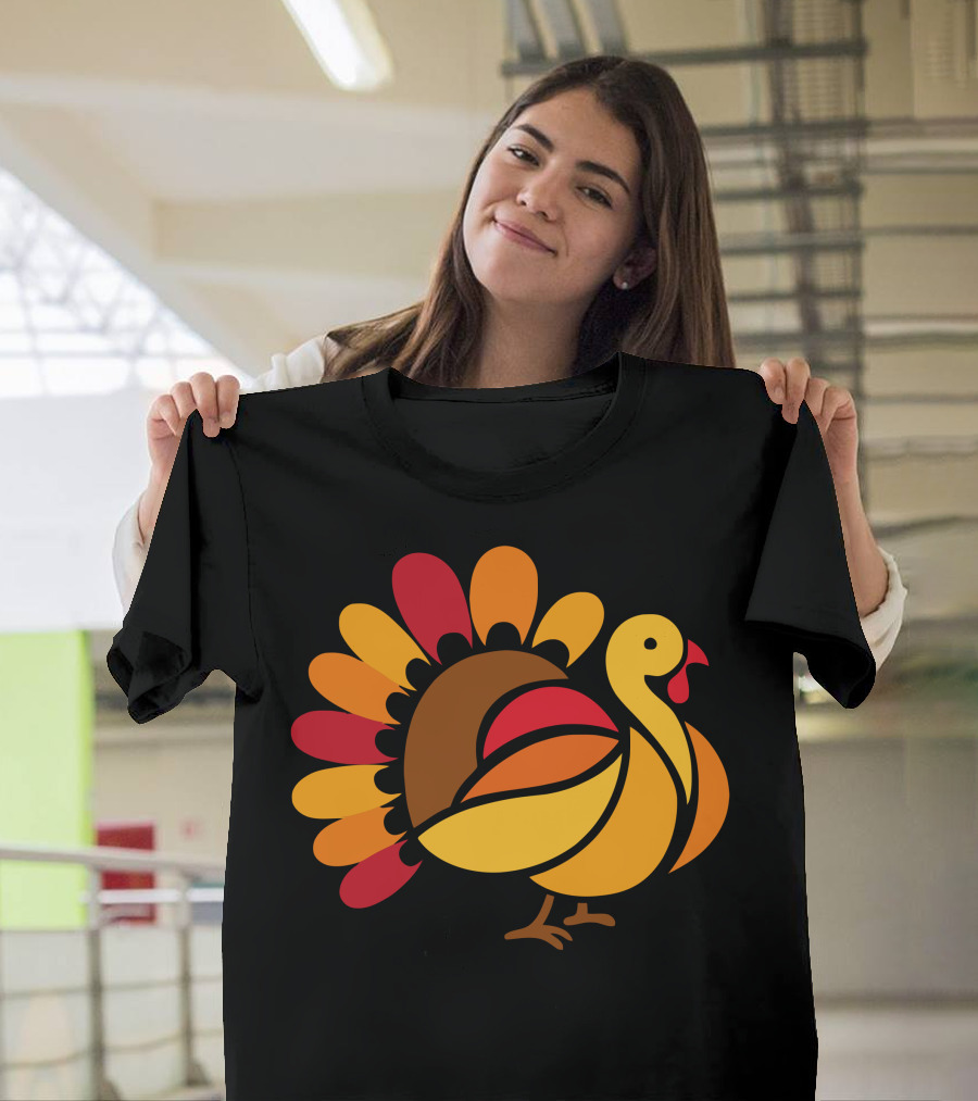 Beauty Turkey Stained Glass T-Shirt