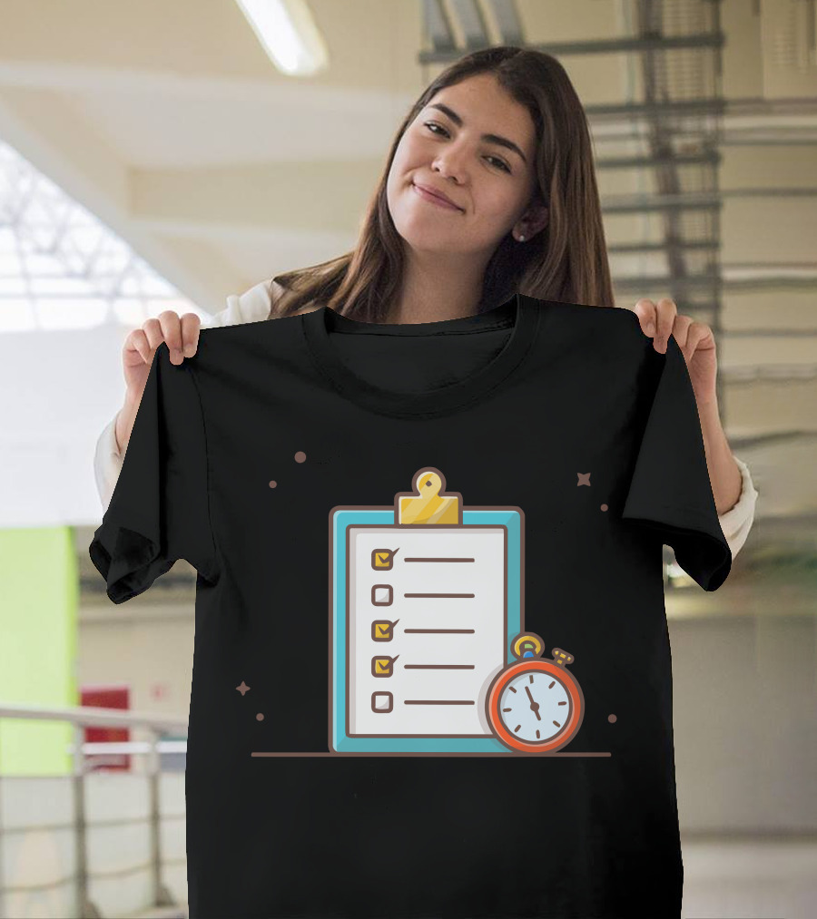 Checklist and Stopwatch T-Shirt