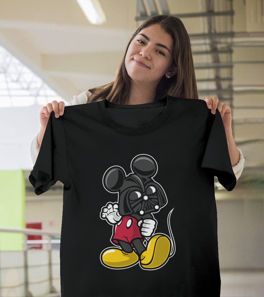 Darkmouse Vader Mashup Character in Iconic Costume T-Shirt