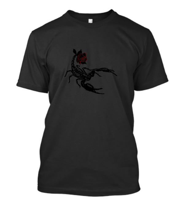 Scorpio Holding Red Rose T-Shirt