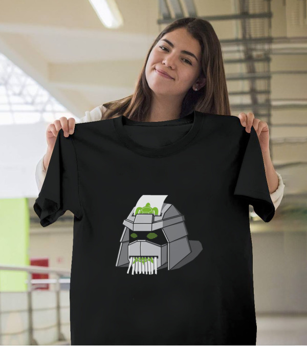 Shredded Helmet With Green Turtle Icon Shredding Paper T-Shirt