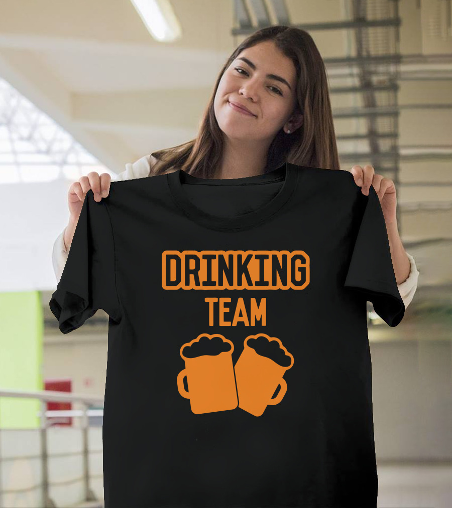 Drinking Team Funny Beer Two Mugs T-Shirt