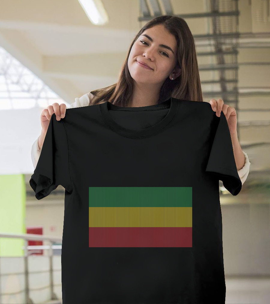 Rasta Flag Reggae Colors Green Yellow Red Jumper T-Shirt