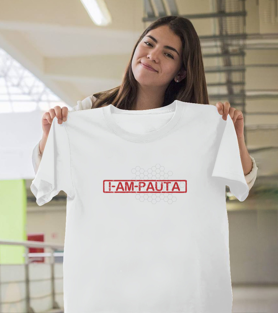 I-Am-Pauta Hexagon Pattern Family Name Birthday T-Shirt