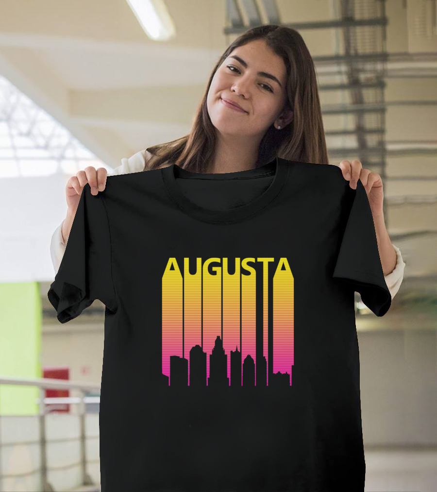 Augusta Retro 1980s Skyline T-Shirt