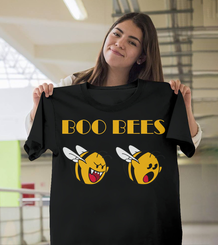 BOO BEES Halloween Bees with Ghostly Expressions T-Shirt