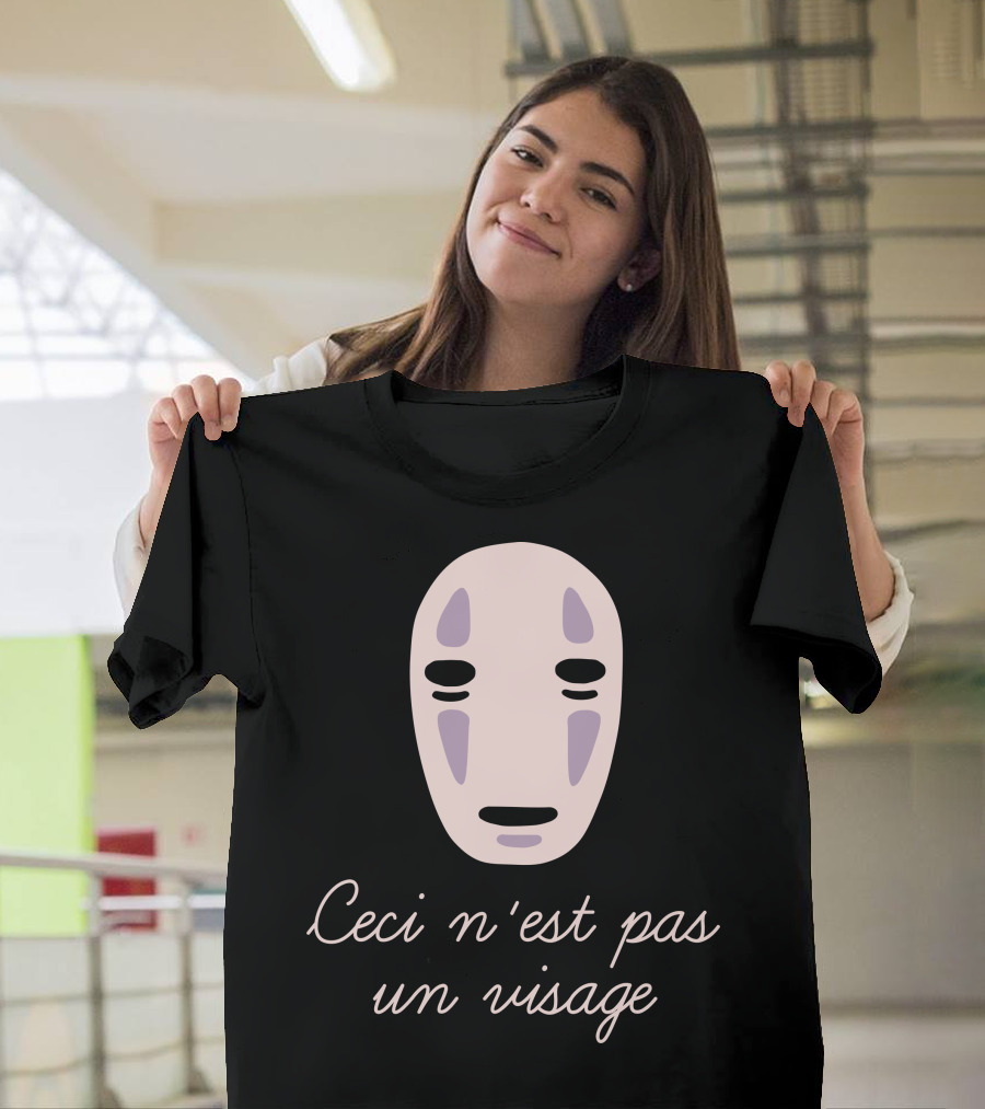 Ceci N'est Pas Un Visage No-Face Mask T-Shirt