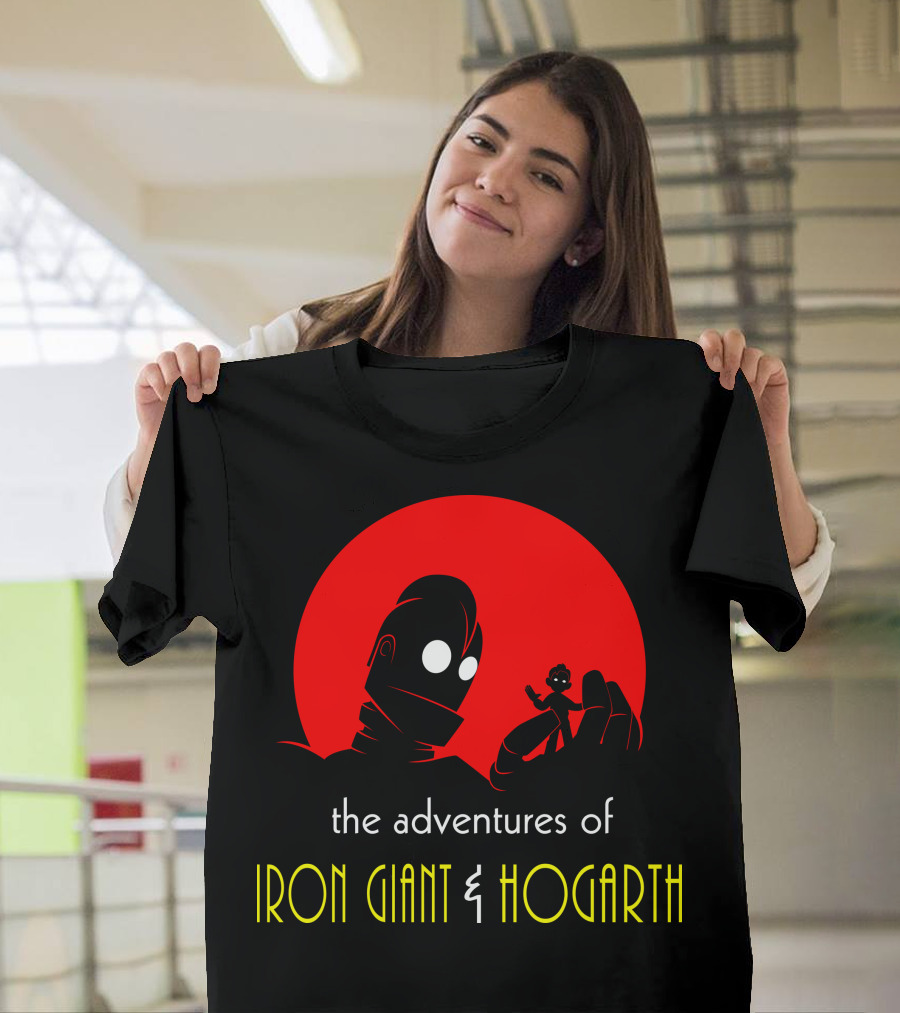 The Adventures of Iron Giant and Hogarth T-Shirt