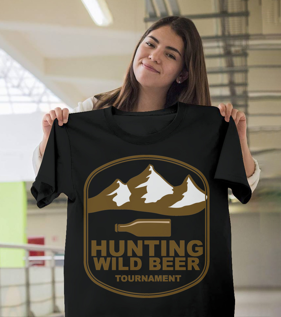 Hunting Wild Beer Tournament Mountain Adventure T-Shirt