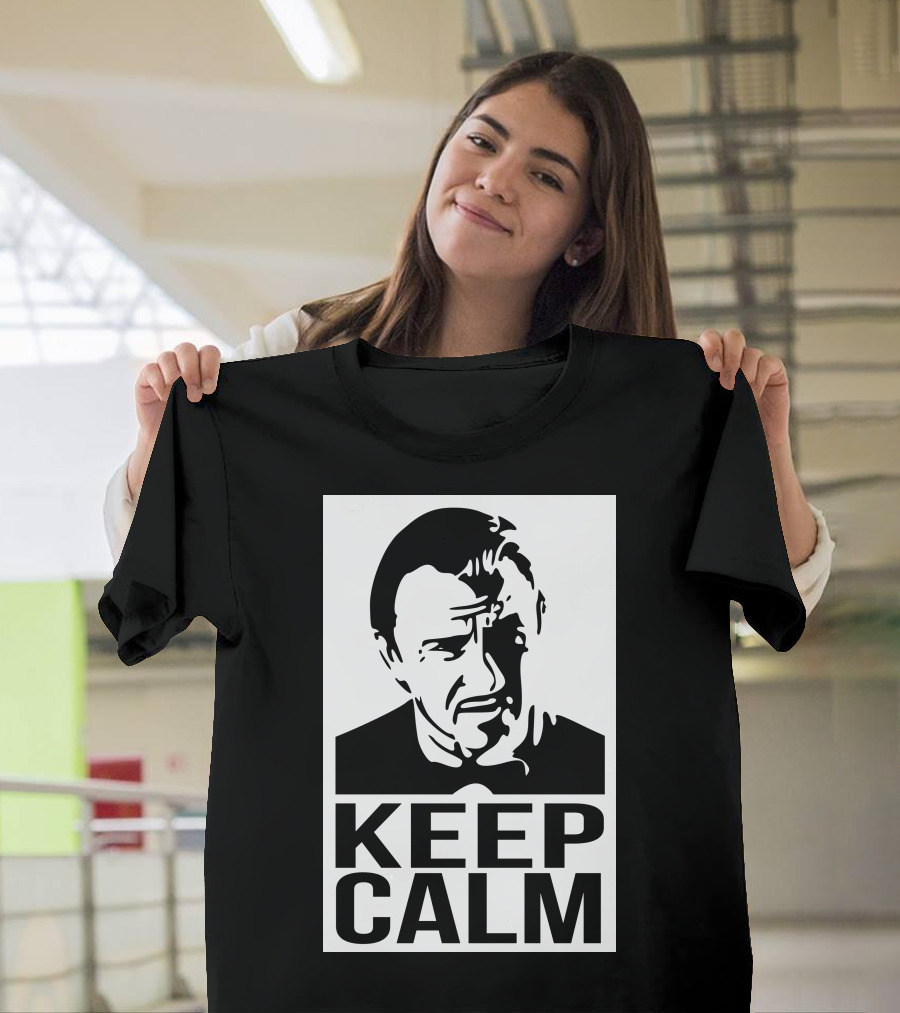Keep Calm Mr. Wolf Pulp Fiction Iconic Movie T-Shirt