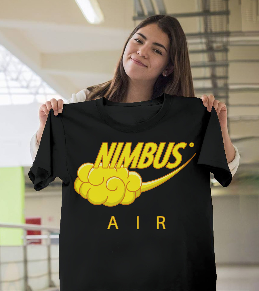 Nimbus Air Cloud Logo and Yellow T-Shirt