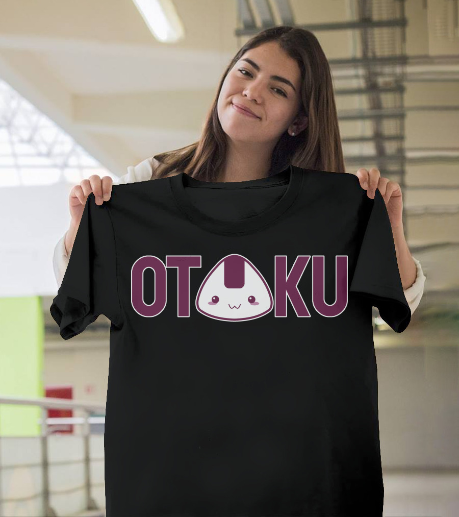 OTAKU Onigiri Kawaii Face T-Shirt