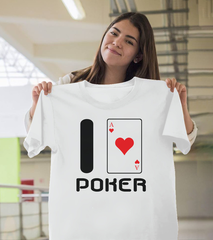 I Ace Heart Poker T-Shirt