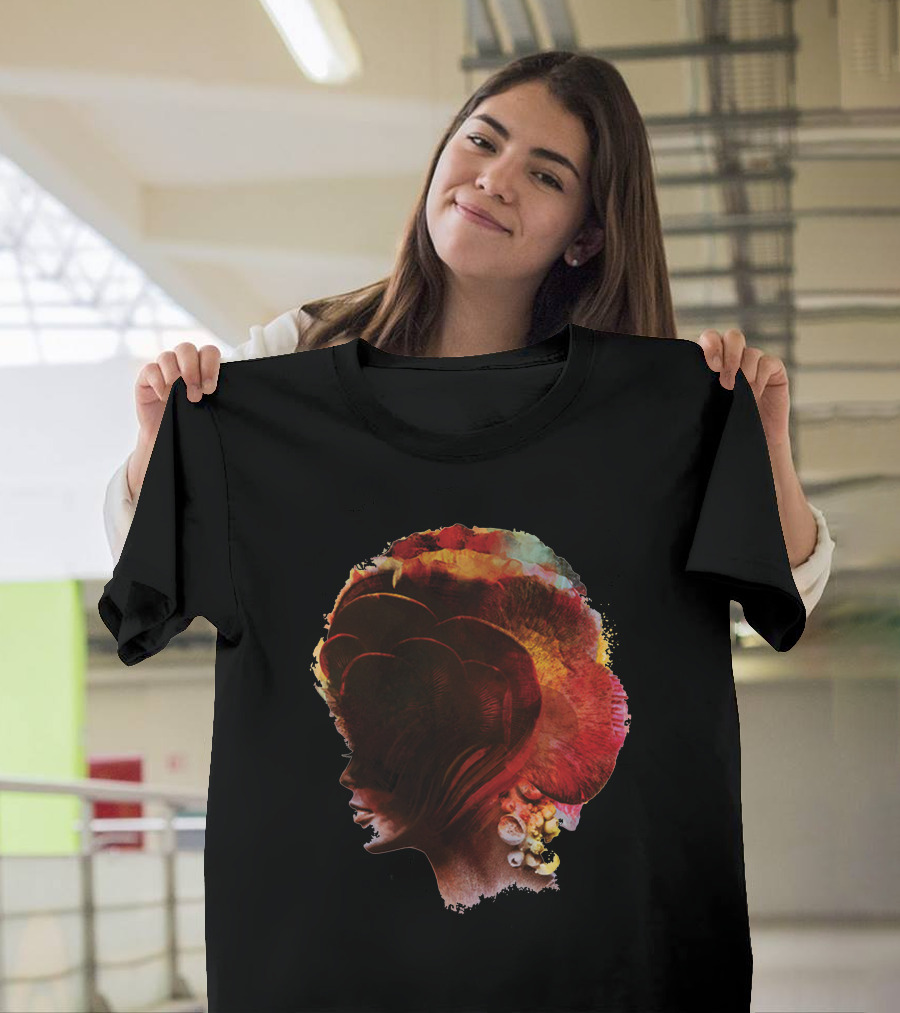 Face of Monster The Last of Us Fungal Hair T-Shirt