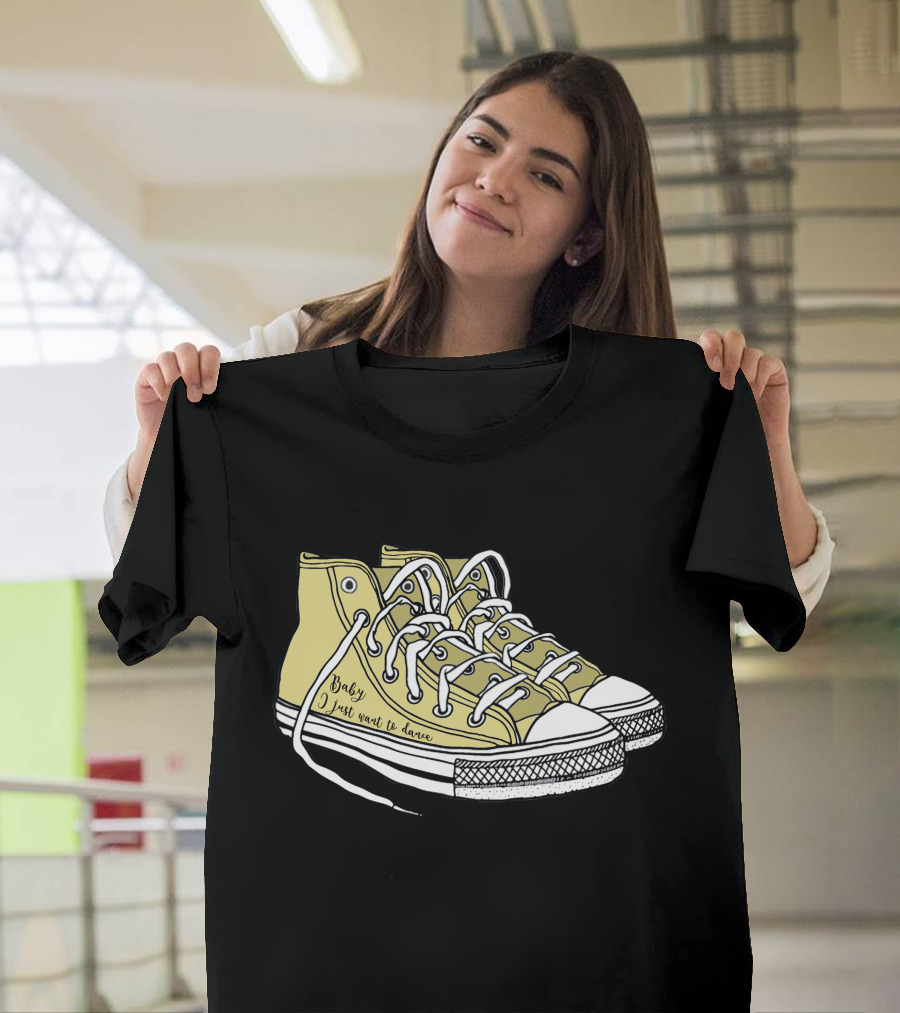 Baby I Just Want to Dance Yellow Sneakers T-Shirt