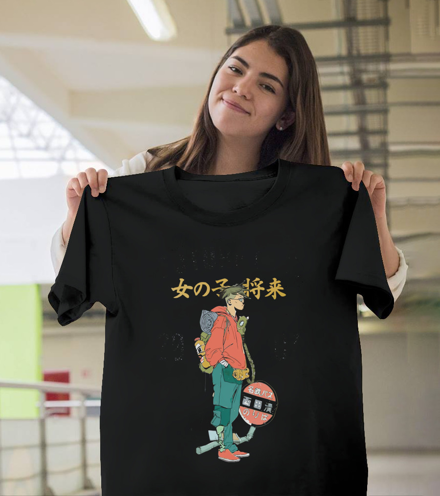 FUTURE GIRL 未来少女 2087 Cyberpunk Style Character T-Shirt