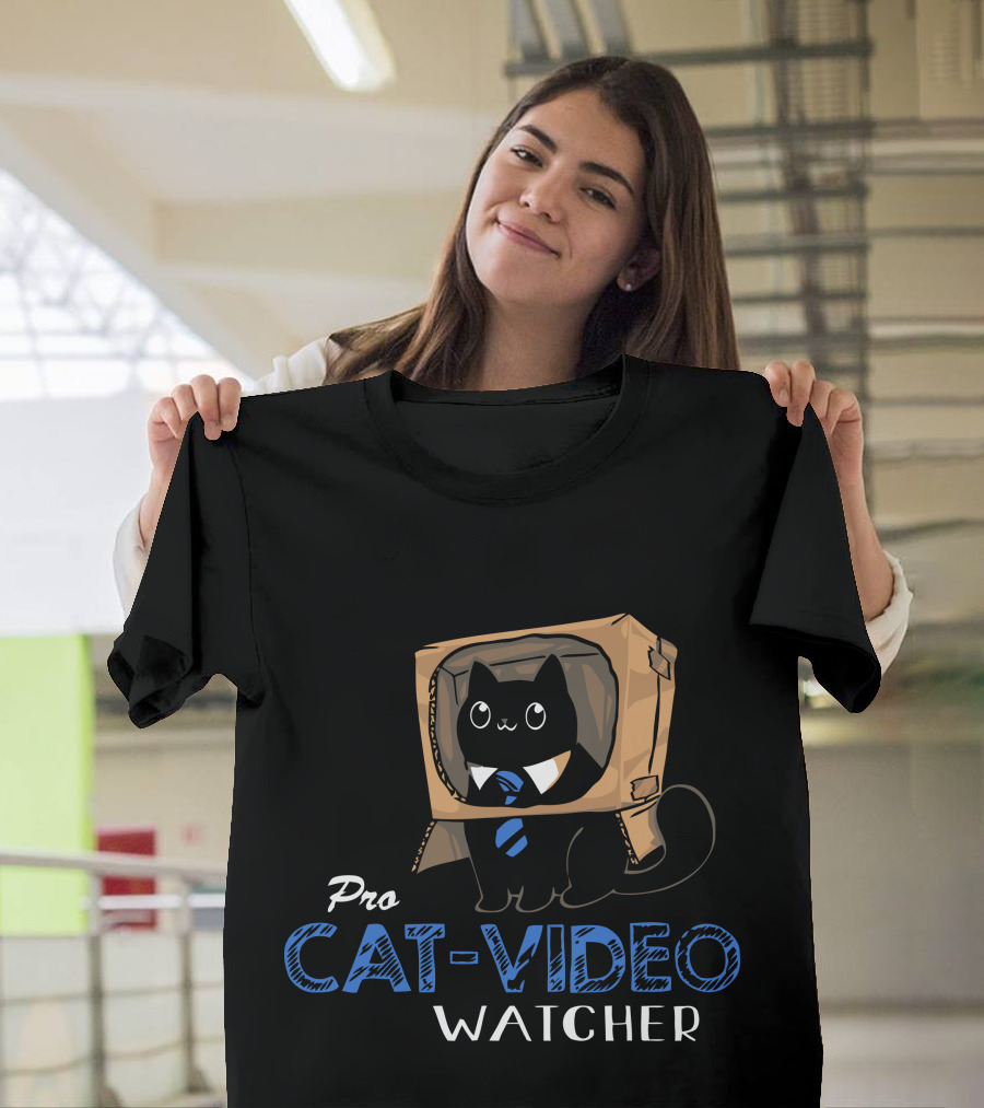 Pro Cat-Video Watcher T-Shirt