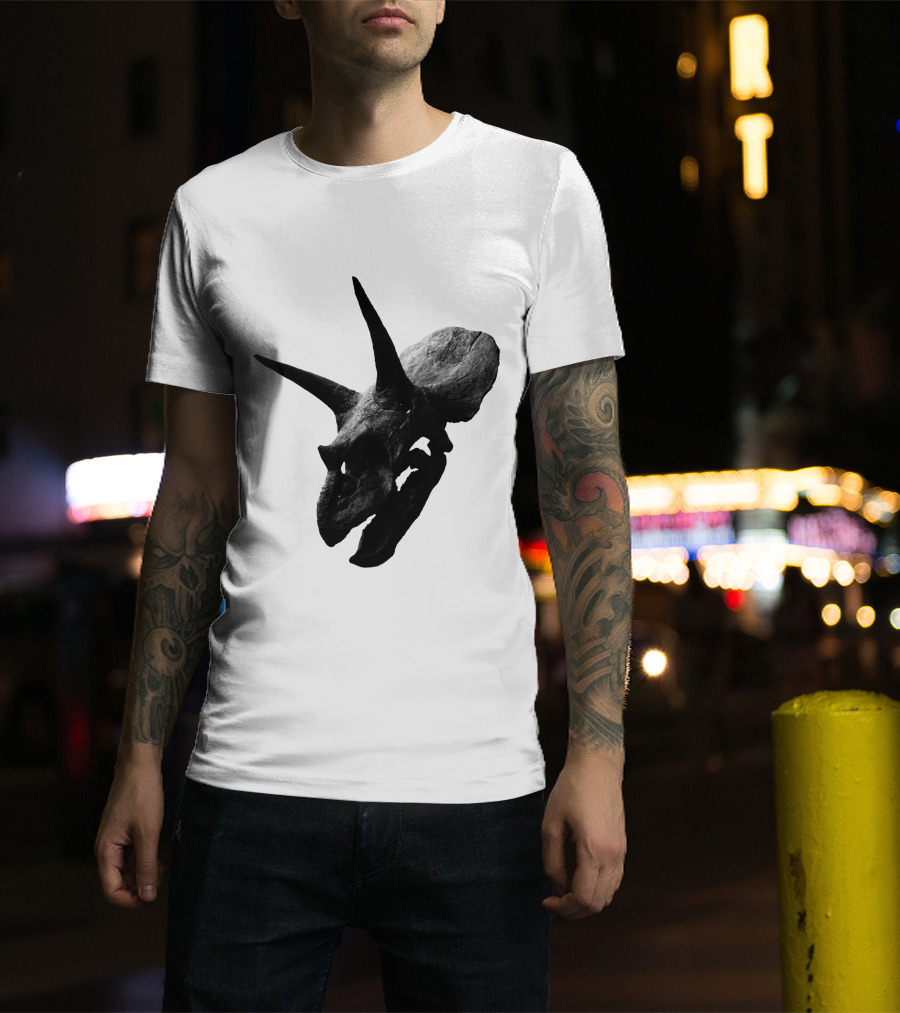 Alice In Chains The Devil Put Dinosaurs Here Triceratops Skull T-Shirt