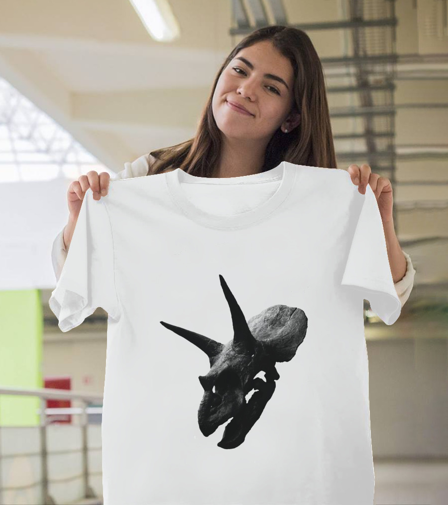 Alice In Chains The Devil Put Dinosaurs Here Triceratops Skull T-Shirt