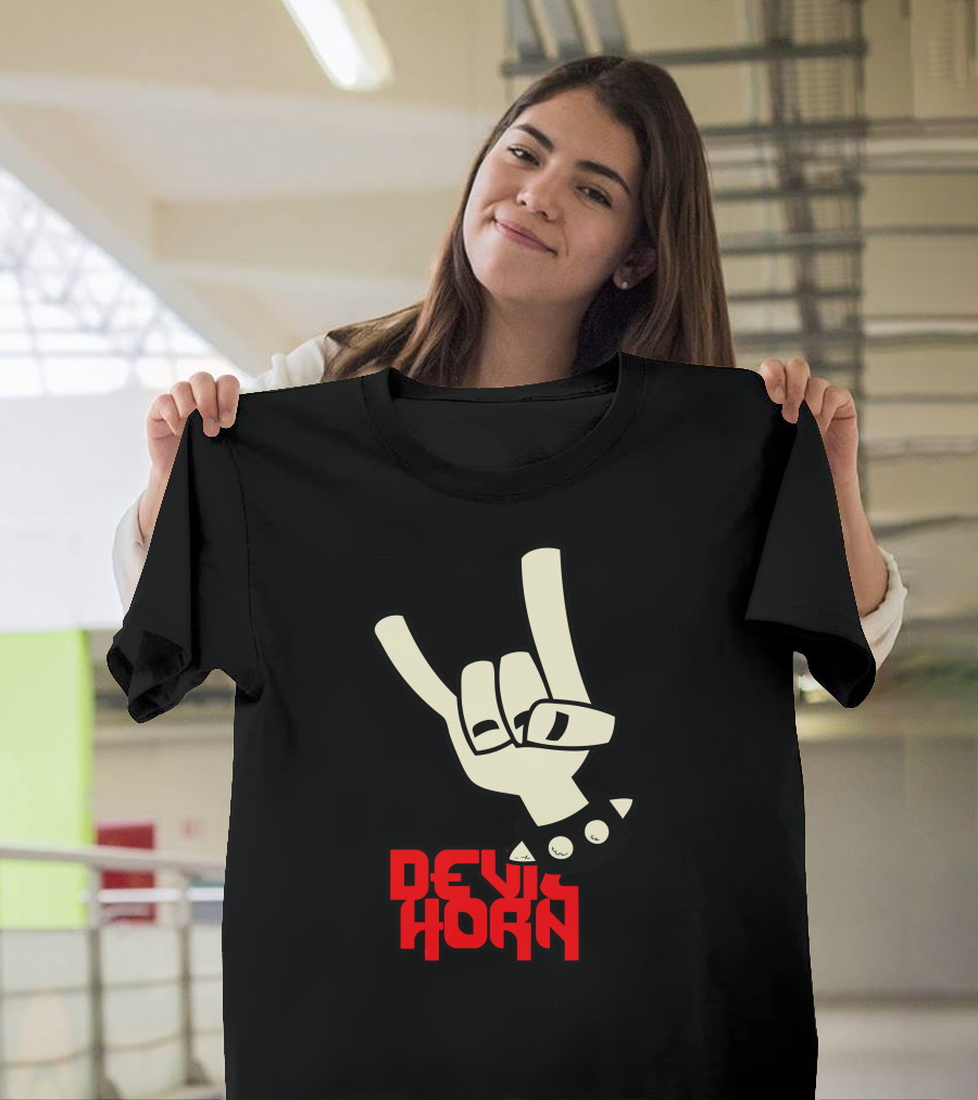 Devil Horn Hand Gesture T-Shirt